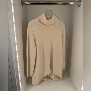 Hanifa Classic Cream Cowl Neck Sweater
